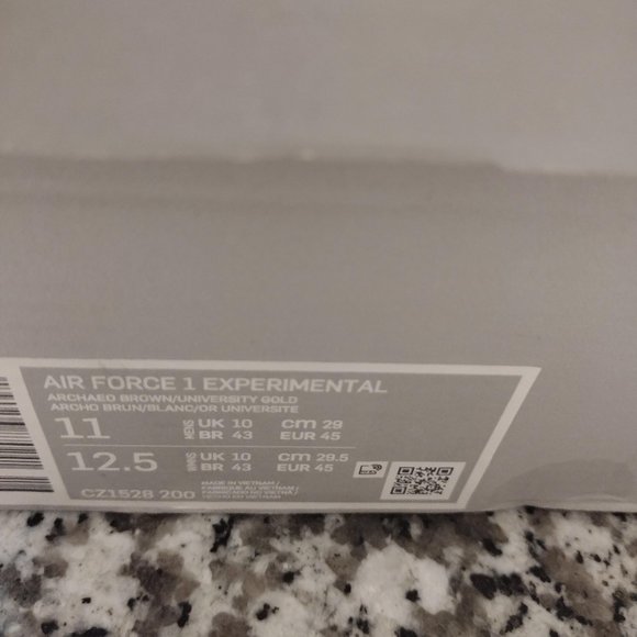 Nike AF1 Experimental USPS Postal Ghost shoes, size 11 CZ1528-100 - Picture 9 of 9